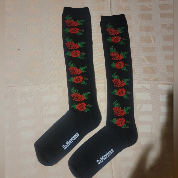 Dr. Martens Other - Dr. Martens Floral High Crew Socks